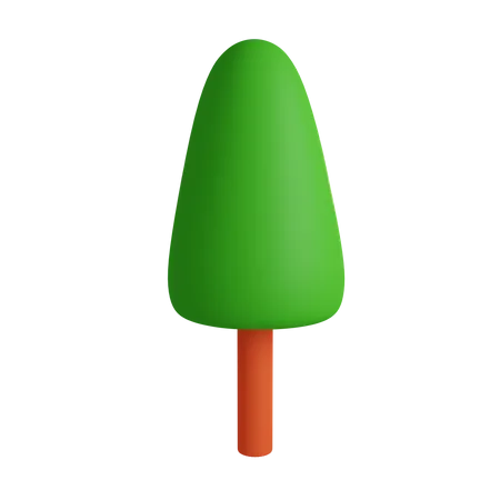 Ausgefallener Baum  3D Icon