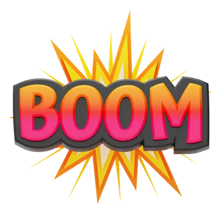 Boom  3D Sticker