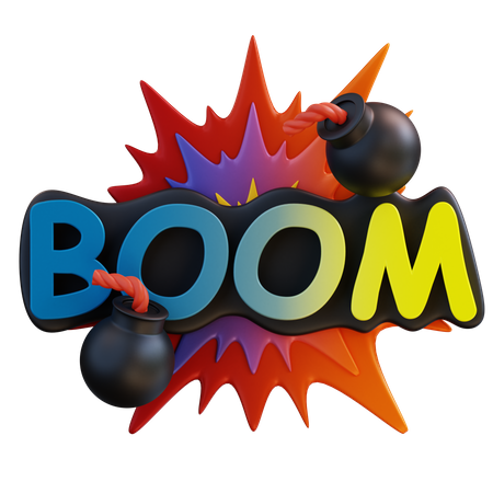 Boom  3D Icon