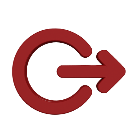 Ausloggen  3D Icon
