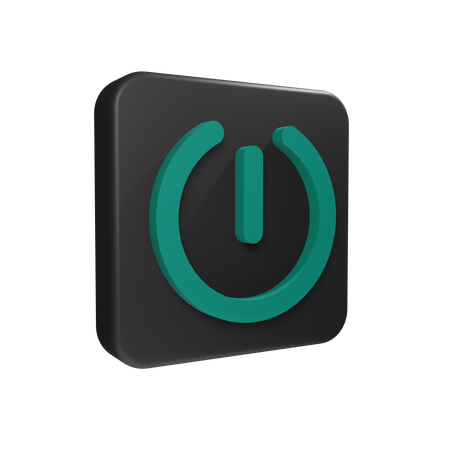 Ausschalten  3D Icon