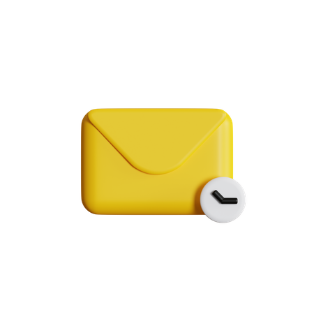 Ausstehende E-Mail  3D Icon