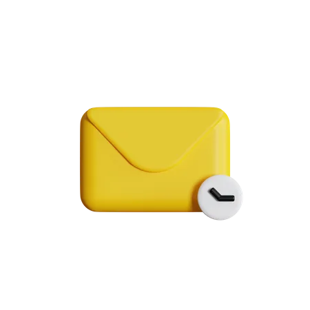 Ausstehende E-Mail  3D Icon