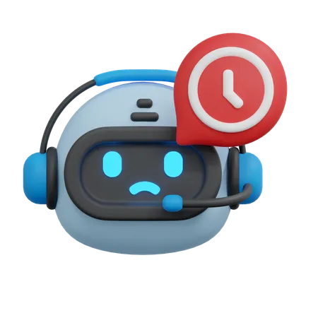 Ausstehender Chatbot  3D Icon