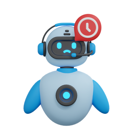 Ausstehender Chatbot  3D Icon