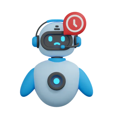 Ausstehender Chatbot  3D Icon