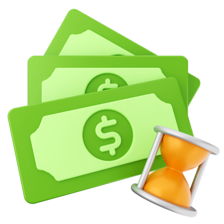 Ausstehendes Geld  3D Icon