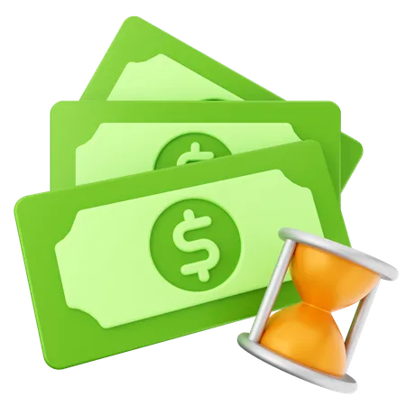 Ausstehendes Geld  3D Icon