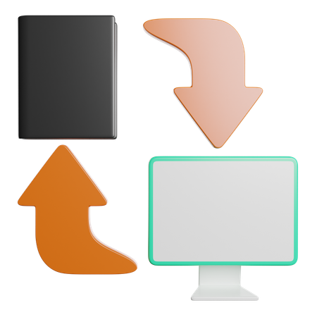 Austausch  3D Icon