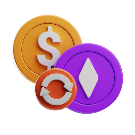 Tauschchip Poker  3D Icon