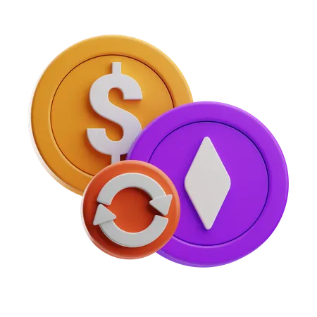 Tauschchip Poker  3D Icon