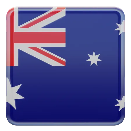 Australia Flag  3D Illustration