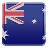 australia flag 3d illustration