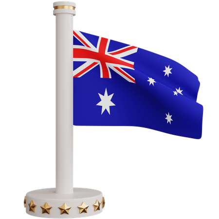 Australia National Flag  3D Icon