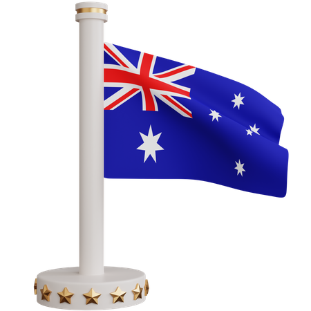 Australia National Flag 3D Icon