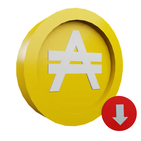 Australian dollar  3D Icon