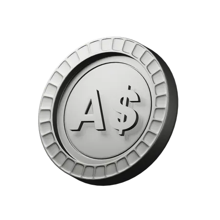 Australian dollar  3D Icon