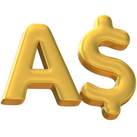 Australian Dollar  3D Icon