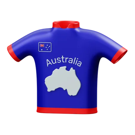 Australian shirt  3D Illustration