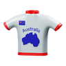 3d australian jersey illustration