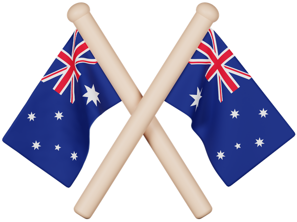 Australien Flagge  3D Icon