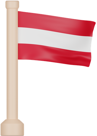 Austria Flag  3D Icon