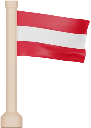 Austria Flag  3D Icon