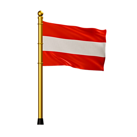 Austria Flag  3D Icon