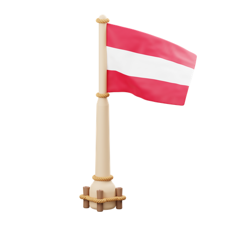 Austria Flag  3D Icon