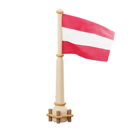 Austria Flag  3D Icon