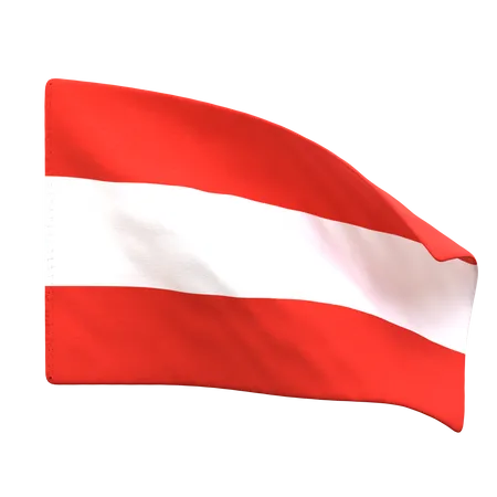 Austria Flag  3D Icon