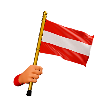 Austria Flag  3D Icon