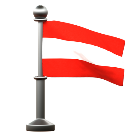 Austria Flag  3D Icon