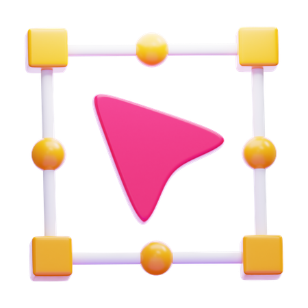 Auswahlwerkzeug  3D Icon