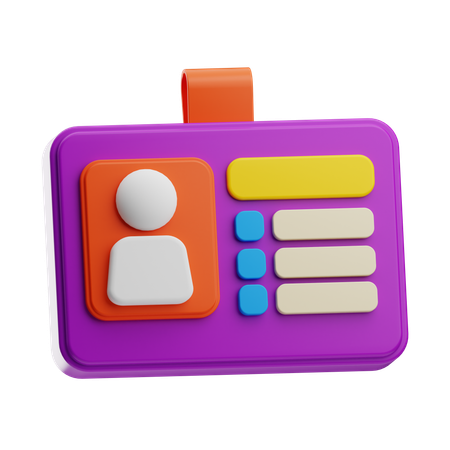 Ausweis  3D Icon