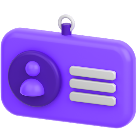 Ausweis  3D Icon