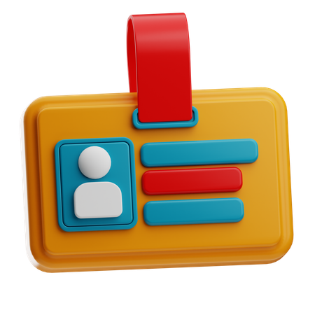 Ausweis  3D Icon