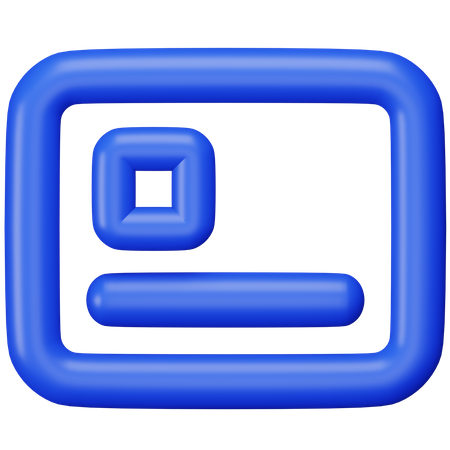 Ausweis  3D Icon