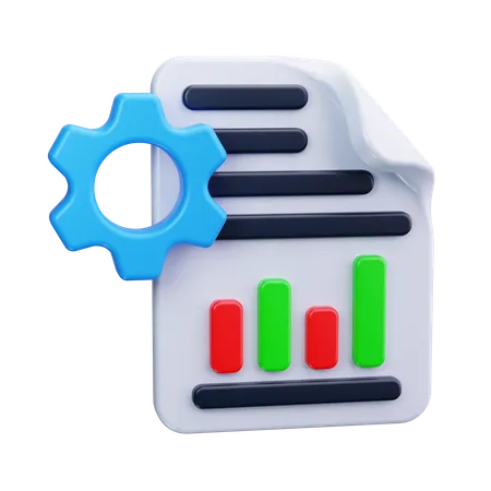 Auswertungsdaten  3D Icon