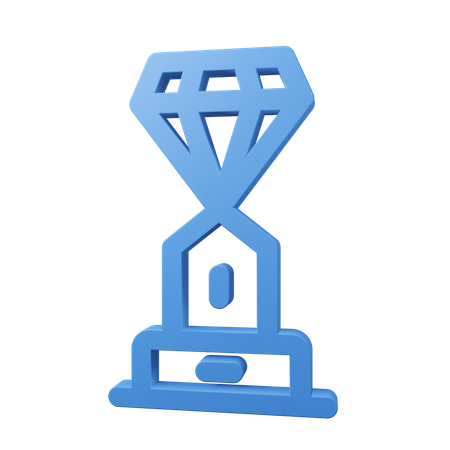 Auszeichnung trophäe  3D Icon