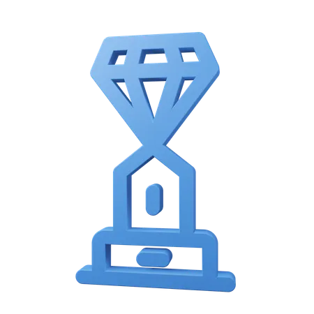 Auszeichnung trophäe  3D Icon