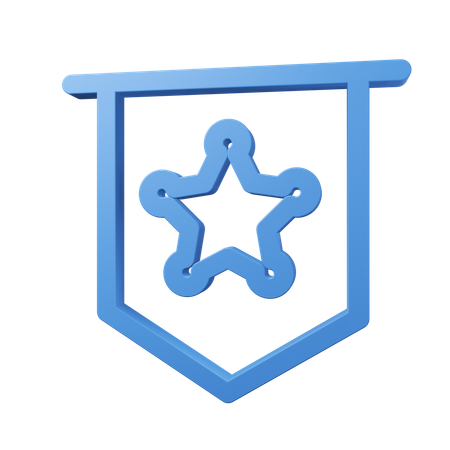 Auszeichnungsbanner  3D Icon