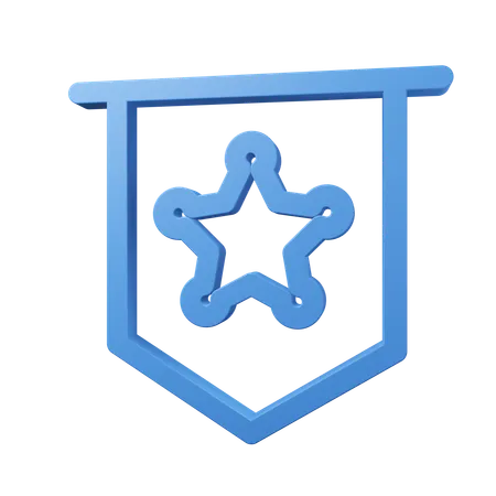 Auszeichnungsbanner  3D Icon