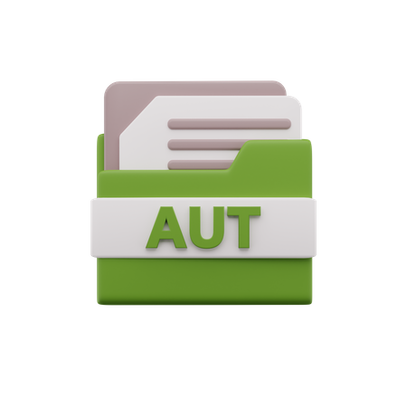 Aut File 3D Icon