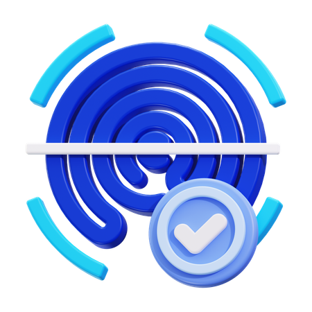Authentication  3D Icon