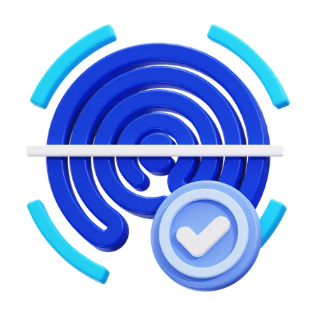 Authentication  3D Icon