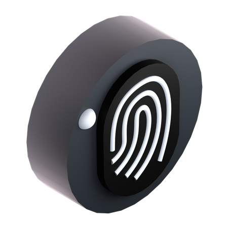Authentification biométrique  3D Icon