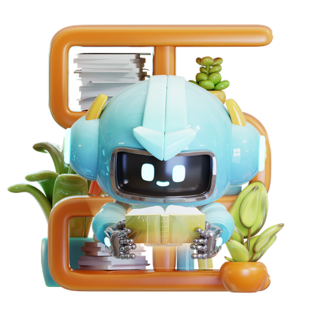 Auto-apprentissage  3D Icon