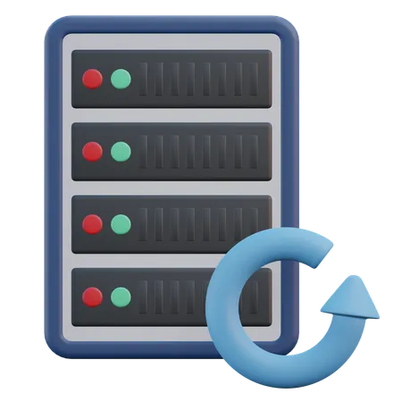 Auto Backup  3D Icon