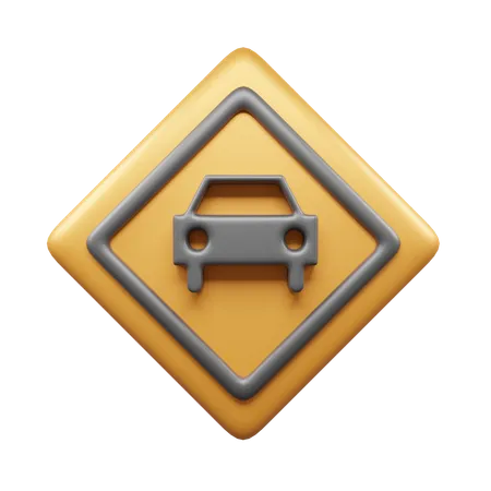 Auto bord  3D Icon